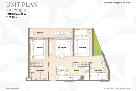 Eigentumswohnung in Bang Tao, Thailand, 2 Schlafzimmer № 165370 - Foto 6