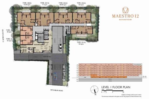 Condominio de 3 dormitorios en Phaya Thai, Bangkok, Tailandia № 183081 - foto 3