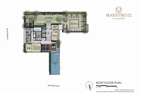 Condominio de 3 dormitorios en Phaya Thai, Bangkok, Tailandia № 183081 - foto 12