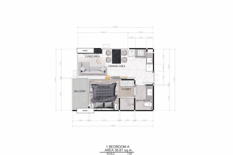 Studio in the Condo auf Jomtien Beach, Pattaya, Thailand № 119416 - Foto 10