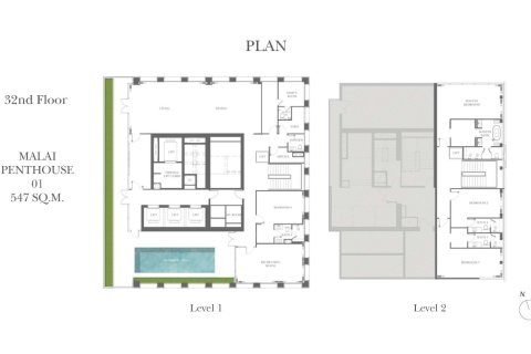 Condominio de 3 dormitorios en Bangkok, Tailandia № 170076 - foto 10