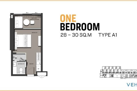 Condominio de 1 dormitorio en Hua Hin, Tailandia № 166633 - foto 14