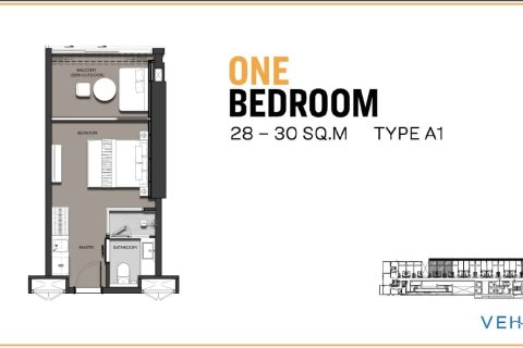Condominio de 1 dormitorio en Hua Hin, Tailandia № 166633 - foto 13