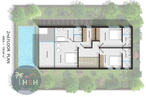 Chalet de 5 dormitorios en Ko Samui, Tailandia № 180000 - foto 12