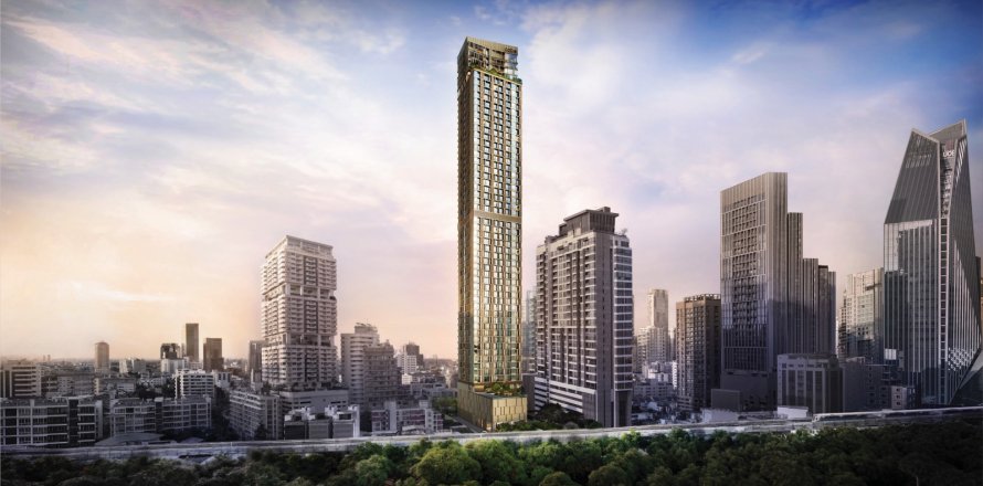 Condominio de 4 dormitorios en Bangkok, Tailandia № 222673