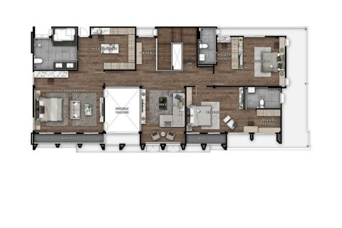 Chalet de 4 dormitorios en Bangkok, Tailandia № 165414 - foto 14