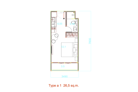 Condominio de 1 dormitorio en Layan Beach, Tailandia № 222560 - foto 26