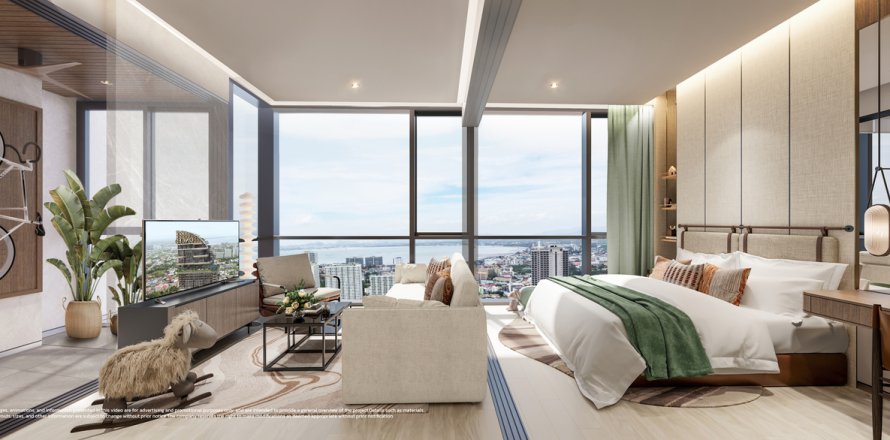 Apartamento de 2 habitaciones en Pattaya, Tailandia № 168191