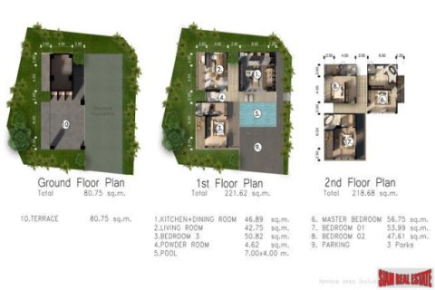 Chalet de 4 dormitorios en Rawai, Tailandia № 203247 - foto 5