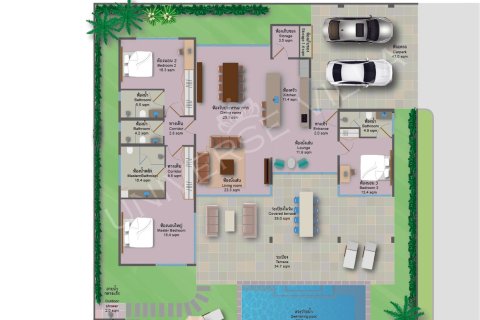 Chalet de 3 dormitorios en Pran Buri, Tailandia № 222438 - foto 14