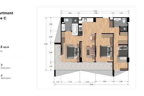 Condominio de 3 dormitorios en Rawai, Tailandia № 165468 - foto 14