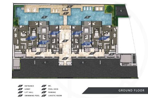 Condominio de 1 dormitorio en Bang Tao, Tailandia № 166430 - foto 14