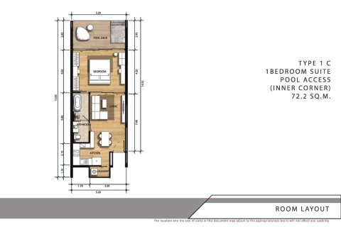 Condominio de 1 dormitorio en Bang Tao, Tailandia № 166430 - foto 13