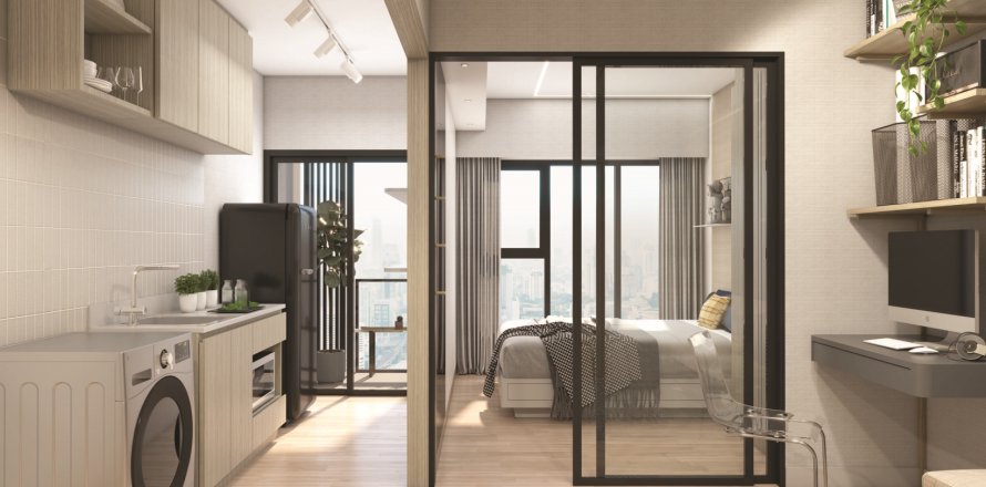 Condominio de 1 dormitorio en Bangkok, Tailandia № 203629