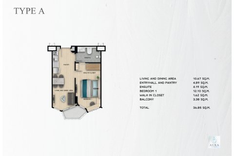 Condominio de 1 dormitorio en Rawai, Tailandia № 203626 - foto 14
