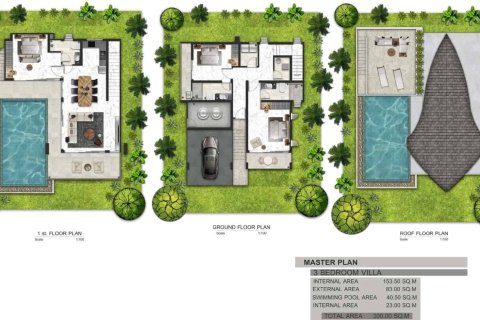 Chalet de 3 dormitorios en Ko Samui, Tailandia № 166352 - foto 9