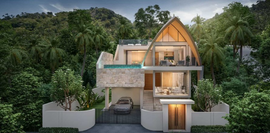 Chalet de 3 dormitorios en Ko Samui, Tailandia № 166352
