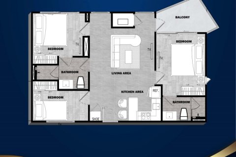 Condominio de 3 dormitorios en Kathu, Tailandia № 166354 - foto 14