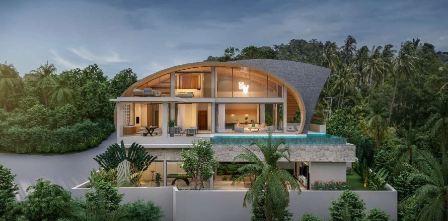 Chalet de 3 dormitorios en Ko Samui, Tailandia № 166351