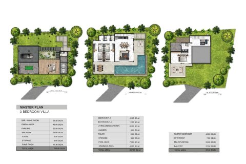 Chalet de 3 dormitorios en Ko Samui, Tailandia № 166351 - foto 9
