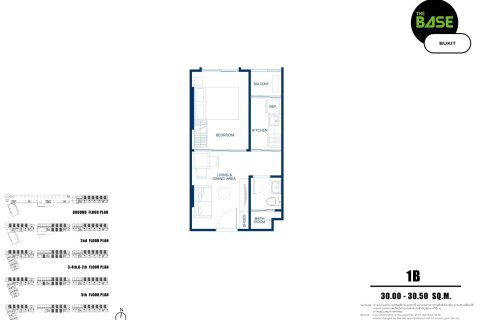 Condominio de 1 dormitorio en Kathu, Tailandia № 203654 - foto 15
