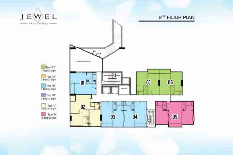 Condominio de 1 dormitorio en Pattaya, Tailandia № 208890 - foto 20