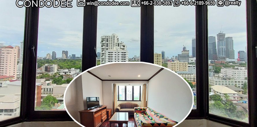 Condominio de 1 dormitorio en Khlong Toei, Bangkok, Tailandia № 205726