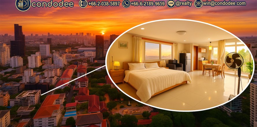 Estudio en el condominio en Watthana, Bangkok, Tailandia № 205724