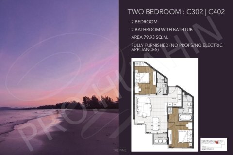 Apartamento de 2 dormitorios en Hua Hin, Tailandia № 194841 - foto 3