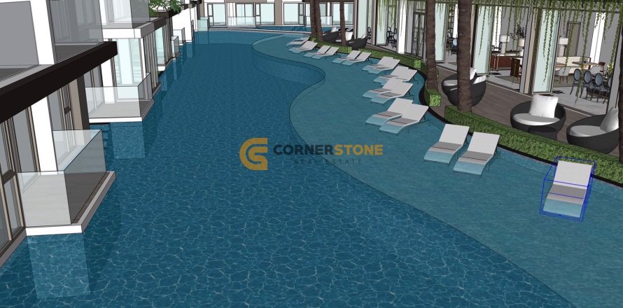 Condominio de 1 dormitorio en Jomtien Beach, Pattaya, Tailandia № 204891