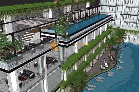 Condominio de 1 dormitorio en Jomtien Beach, Pattaya, Tailandia № 204891 - foto 3