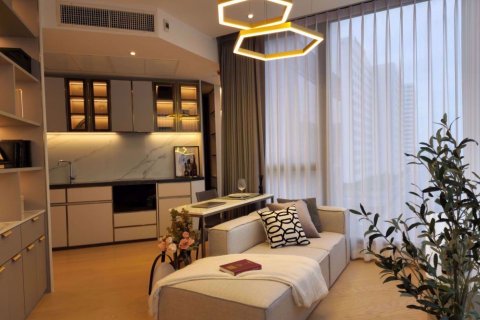 Condo à Bangkok, Thaïlande, 2 chambres à Ashton Asoke Rama 9  № 57937