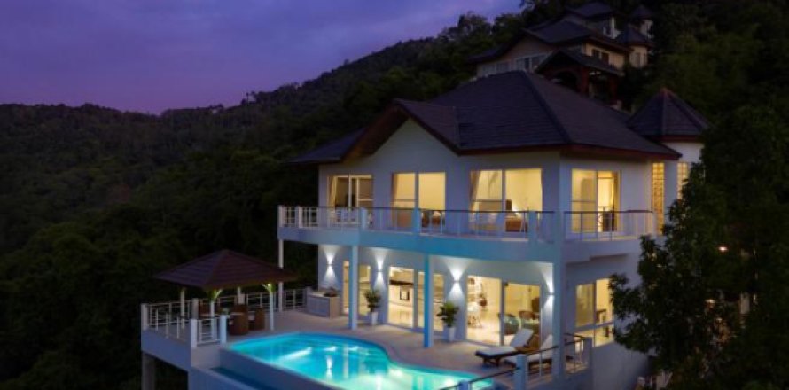Villa à Ko Samui, Thaïlande 4 chambres № 193772