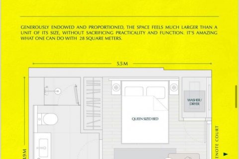 Condominio de 1 dormitorio en Bangkok, Tailandia № 143193 - foto 13