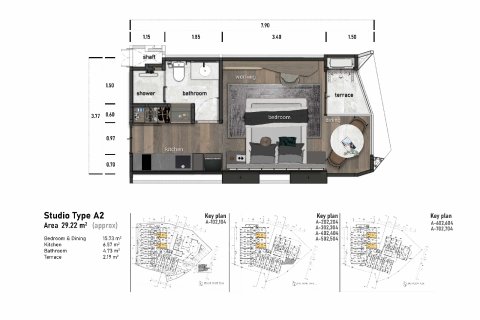 Condominio de 1 dormitorio en Kata, Tailandia № 203551 - foto 19