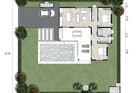 Villa in Hua Hin, Thailand 2 Schlafzimmer № 169811 - Foto 19