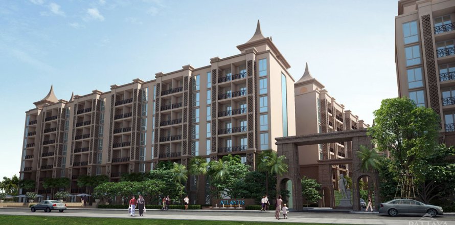 Condominio de 1 dormitorio en Jomtien Beach, Pattaya, Tailandia № 204496