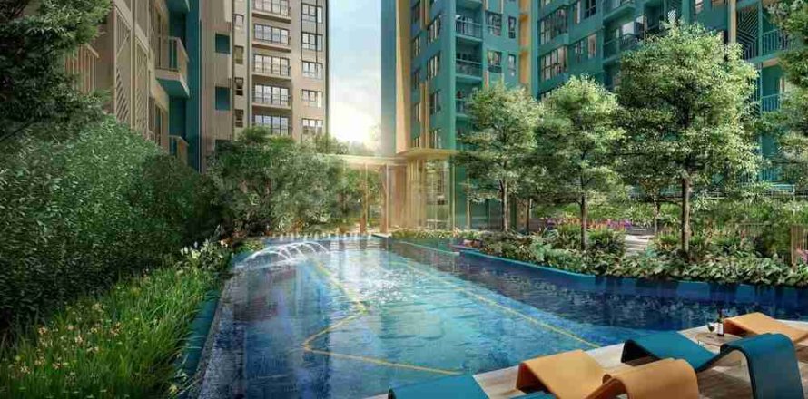 Condominio de 1 dormitorio en Bangkok, Tailandia № 208644
