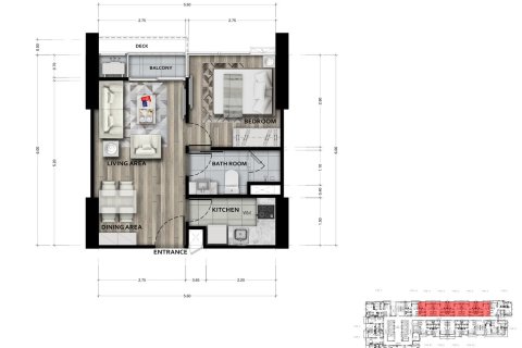 Condominio de 1 dormitorio en Bangkok, Tailandia № 165011 - foto 11