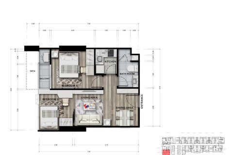 Condominio de 1 dormitorio en Bangkok, Tailandia № 165009 - foto 13