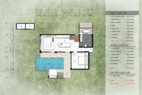 Chalet de 3 dormitorios en Ko Samui, Tailandia № 165261 - foto 24