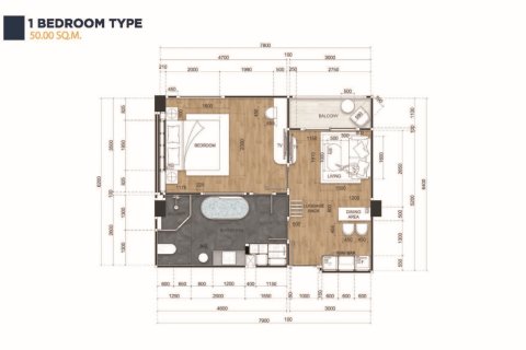 Condominio de 1 dormitorio en Jomtien Beach, Pattaya, Tailandia № 165148 - foto 19