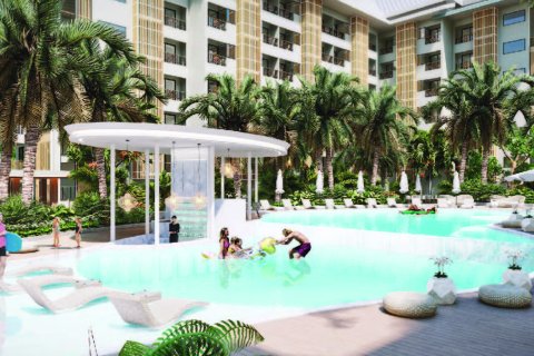Condo on Jomtien Beach, Pattaya, Thailand, 2 bedrooms  № 165147 - photo 9