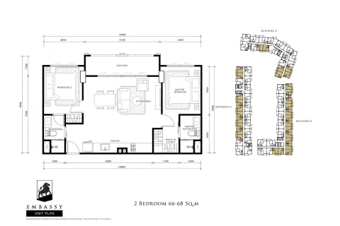 Apartamento de 2 dormitorios en Pattaya, Tailandia № 160172 - foto 2