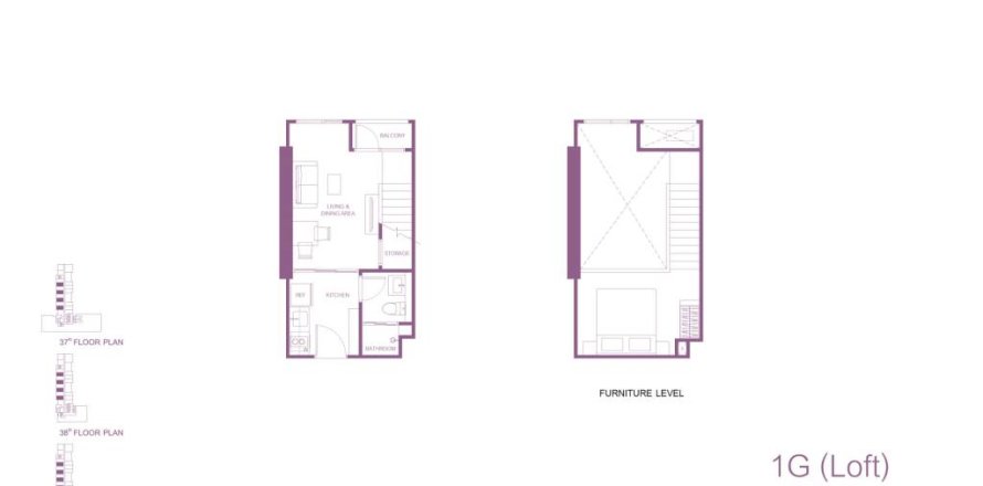 Duplex in Khlong San, Bangkok, Thailand 1 bedroom № 168063