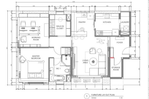 Eigentumswohnung in Sathon, Bangkok, Thailand, 1 Schlafzimmer  № 144622 - Foto 10