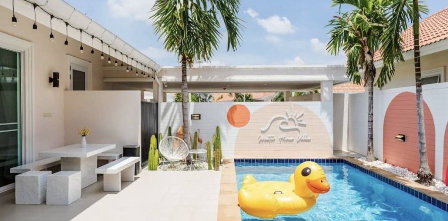 Chalet de 3 dormitorios en Cha-am, Tailandia № 160981