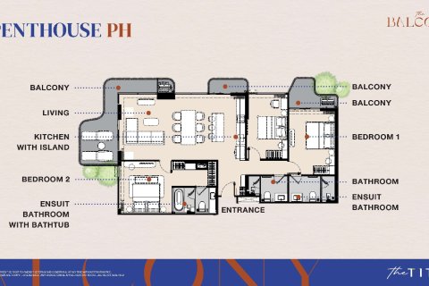 Condominio de 3 dormitorios en Nai Yang, Tailandia № 169955 - foto 12
