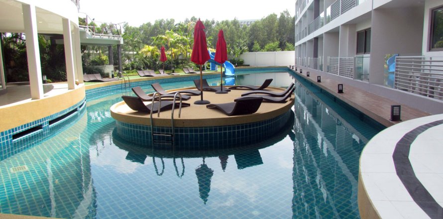 Estudio en el condominio en Jomtien Beach, Pattaya, Tailandia № 204105
