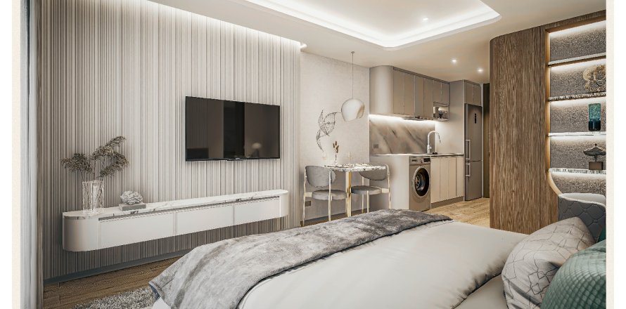 Condominio de 1 dormitorio en Bang Lamung, Tailandia № 165166